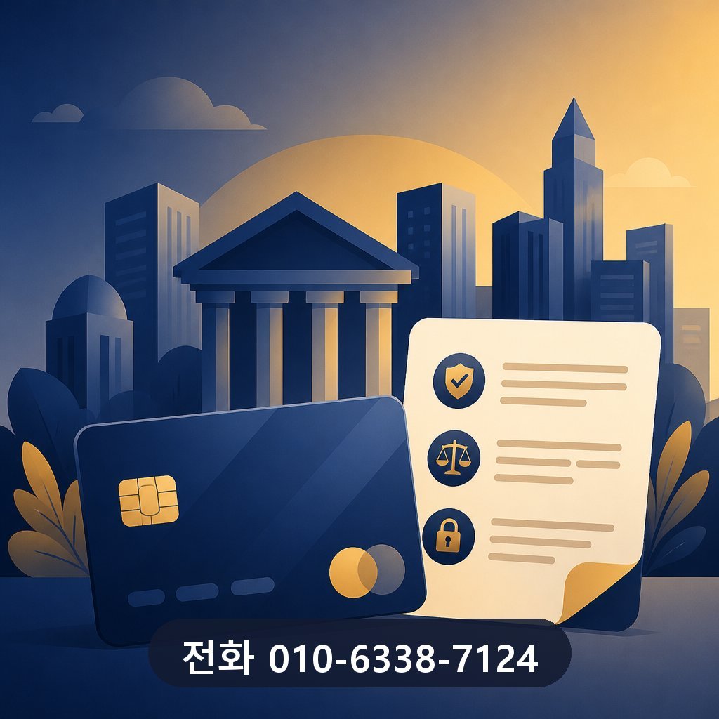 롯데카드 카드깡 업체 카드사 약관 확인 이미지 · 문의 010-6338-7124